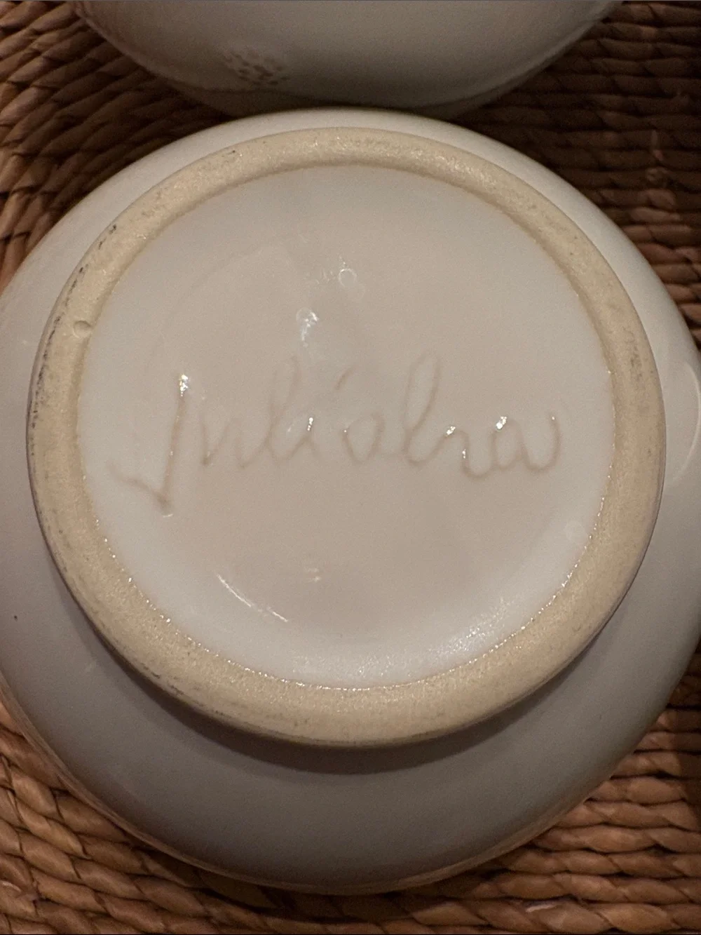 Juliska Berry & Thread cereal / ice cream bowls-set of 4